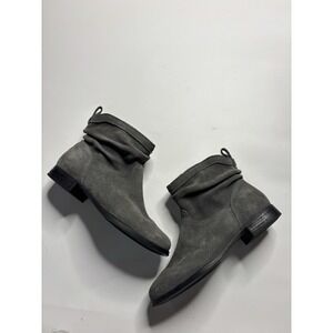 UGG KOOLABURRA LORELEI GRAY‎ SUEDE LEATHER ANKLE BOOTS FASHION SHOES WOMENS SZ 8